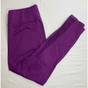 Fancysking Leggings Women's 2XL Purple Elastic Waist